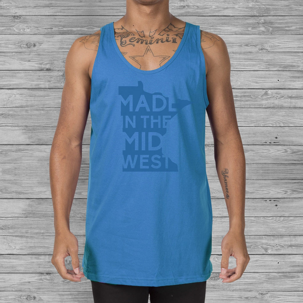 Made In The Midwest Tank - Blue